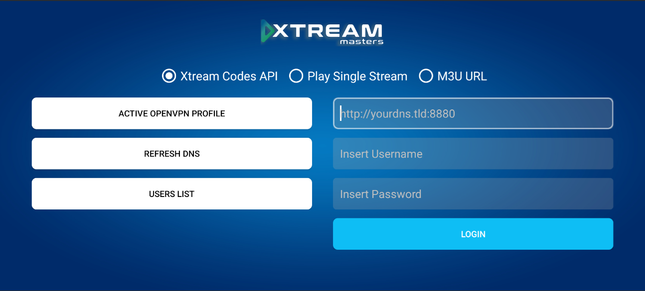 Xtream-Masters IPTV Player